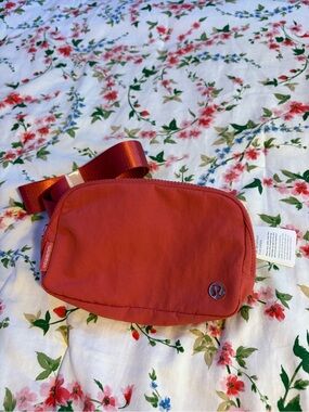 lululemon athletica red belt bag